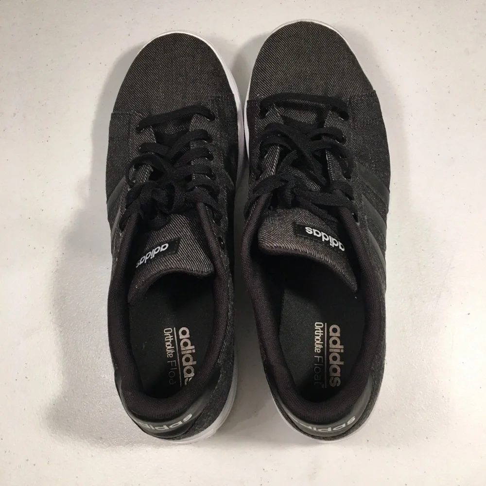 Adidas Sneakers Black Denim Size 12 Ortholite Float